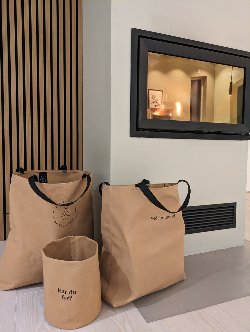 Last inn bildet i gallerivisningen, Vedsekk