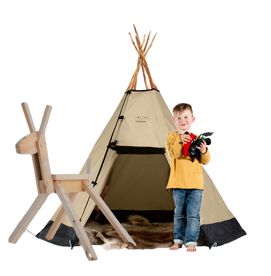 Arctic Minilavvo med trerein - pakketilbud