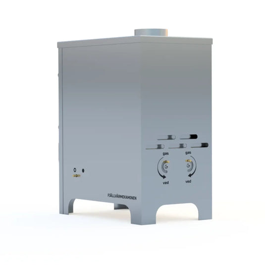 Fjellvarmeovnen - Multifuelovn for ved og gass