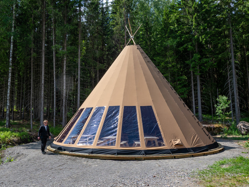 Last inn bildet i gallerivisningen, Panorama Venor Storlavvo 100 - komplett med duk og stenger
