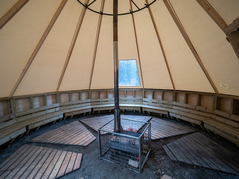 Last inn bildet i gallerivisningen, Venor Lavvo Hut
