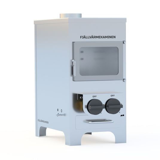 Fjellvarmeovnen - Multifuelovn for ved og gass