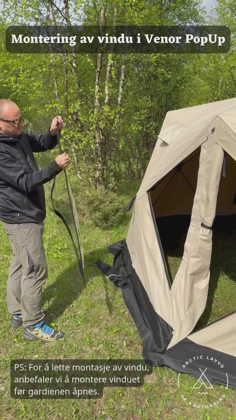 Last inn og spill av video i gallerivisning, Venor PopUp 16-18 - 2025 modell (made in Norway)
