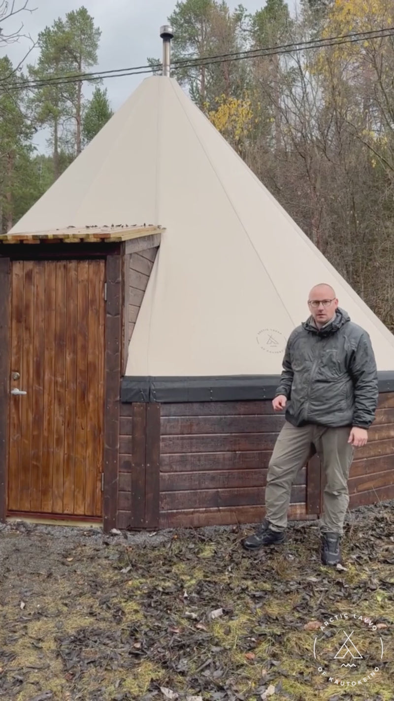 Last inn og spill av video i gallerivisning, Venor Lavvo Hut
