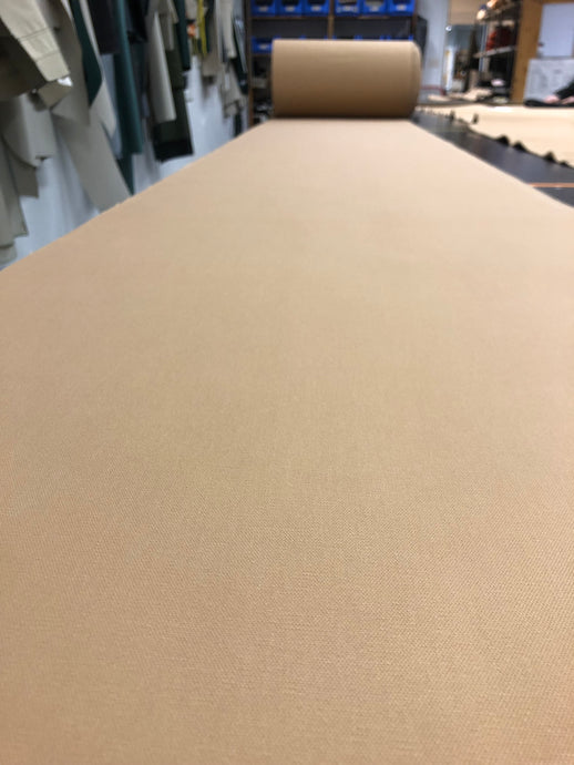 Metervare - stoff/tekstil i farge mørk beige